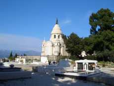 Mausoleum in a Supetar cemetary on Brac