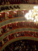 Inside of Croatian National Theater Split