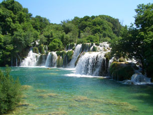 So many beautiful waterfalls in Krka National Park