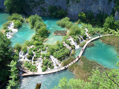 Fantastic view at Plitvice Lakes National Park