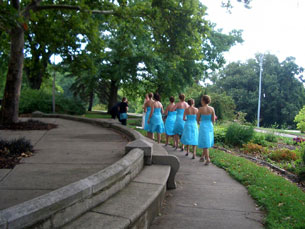 Jenny and Bridesmaids in Mt. Echo Park