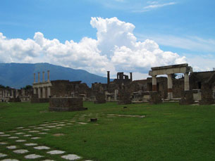 Columns in Pompeii