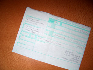Payment Slip