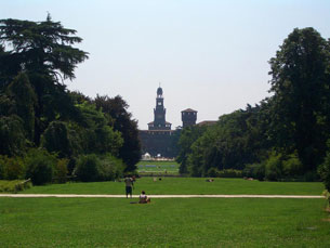 Sempione Park in Milan