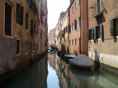 A canal in Venice