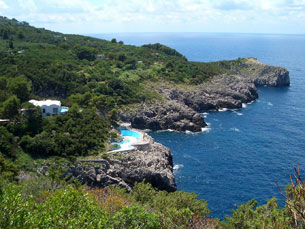 The pool we swam in