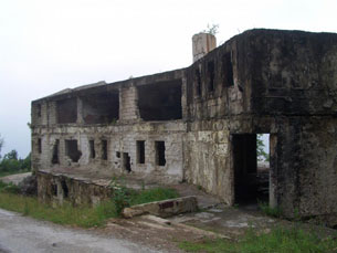 Bombed out hotel/Serbian command center