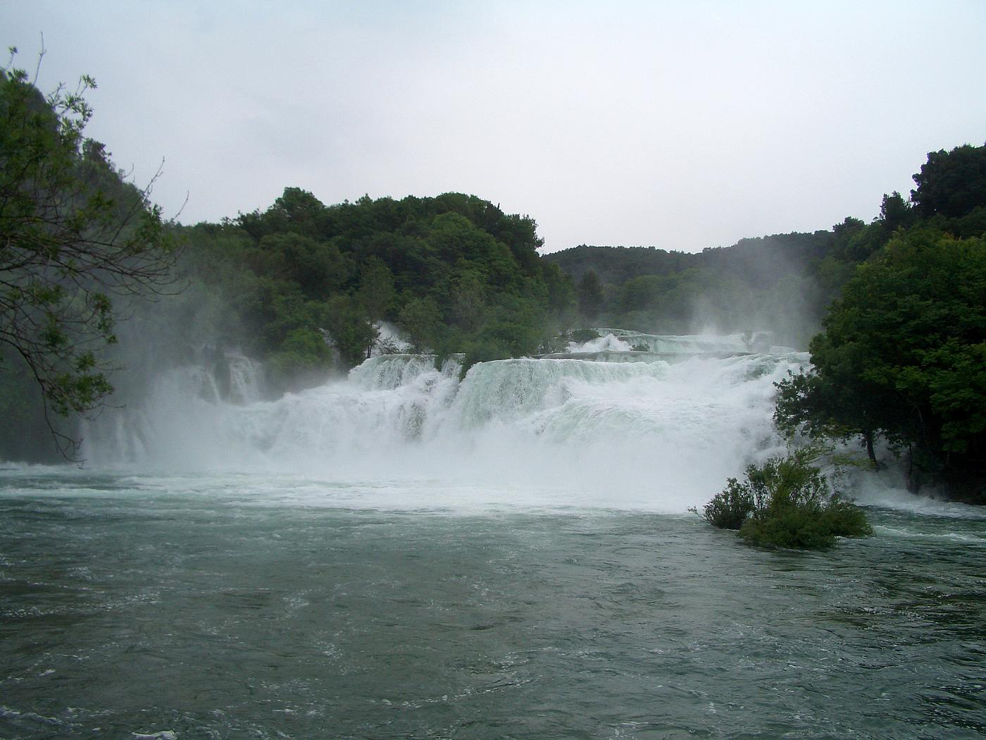 Krka Falls raging