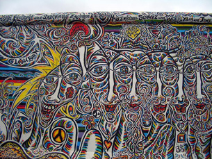The East Side Gallery of the Berlin Wall