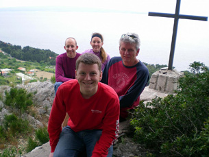 Family photo in Marjan Park