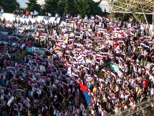 Torcida at Hajduk match